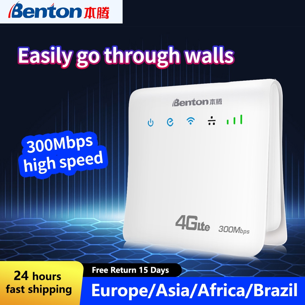 Benton Unlocked 4G Wifi Lte Router To Wired CPE Amplifier Internet