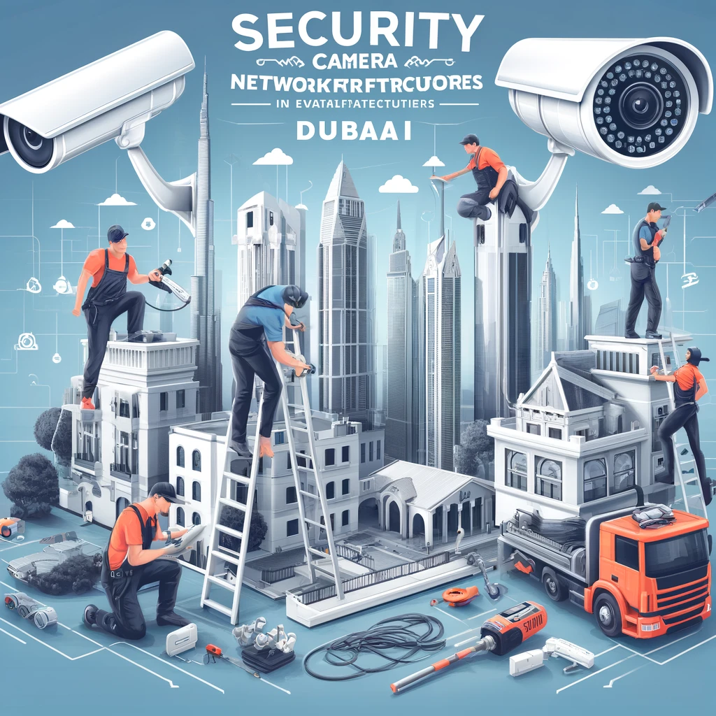 Installation of security camera network infrastructures in Dubai cctv4dubai