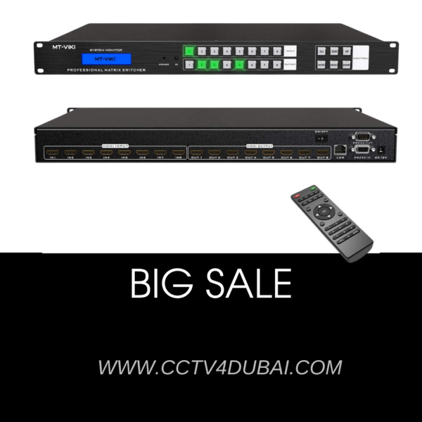 4K Video HDMI Matrix Switcher 8x8, MT-ViKI Audio video equipments ADI 8 in 8 out HDMI Matrix